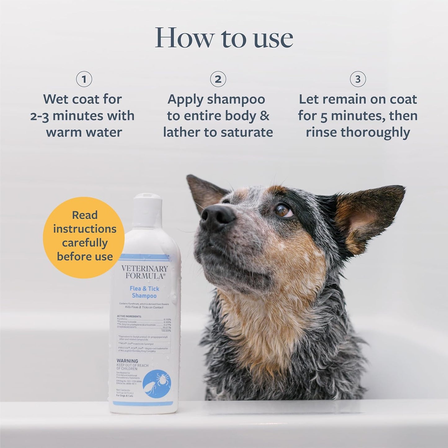 Veterinary Flea and Tick Shampoo